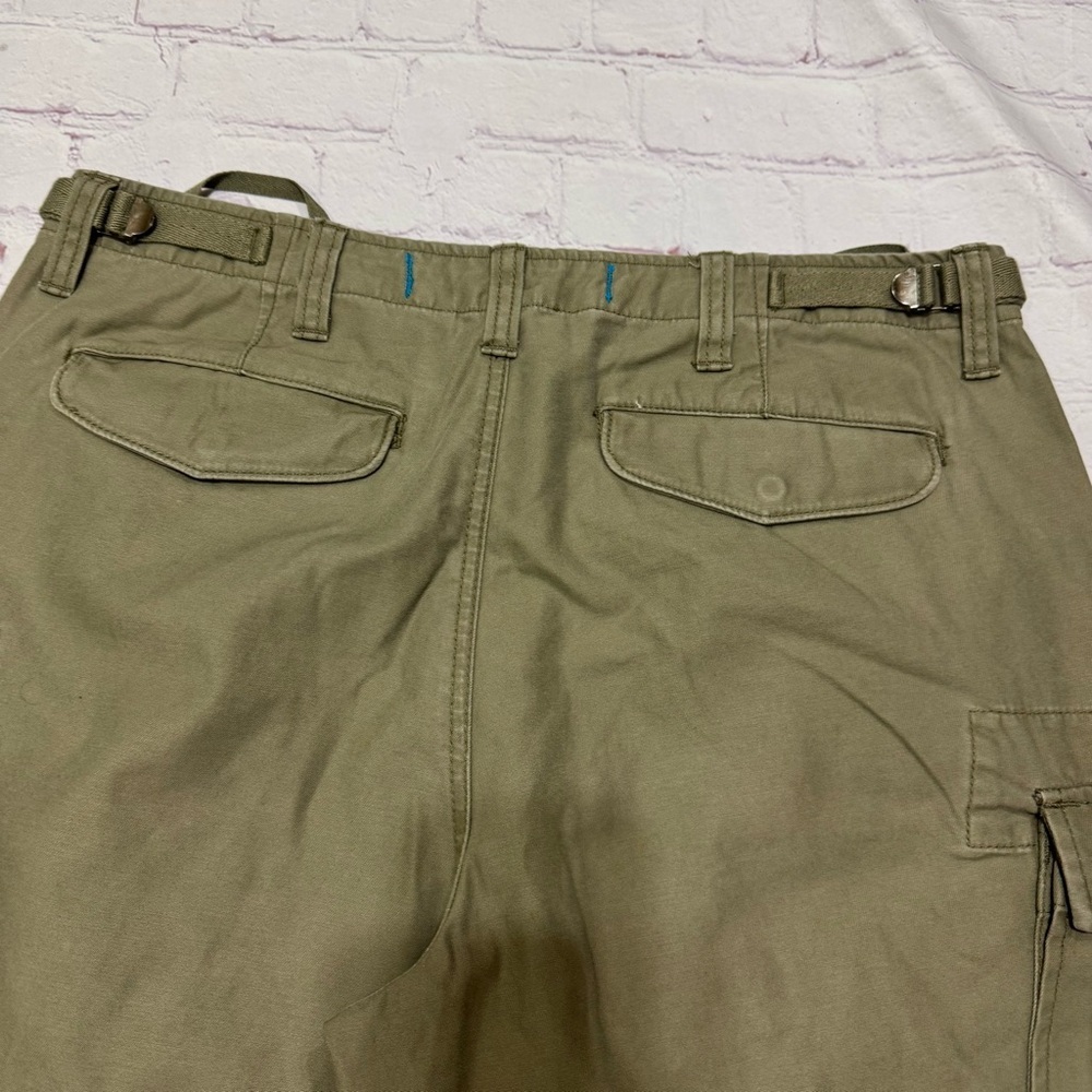 JIMMY’Z Sur Co. rare vintage Y2K Men's Olive Cargo Pants 33x32 cotton twill EUC - Picture 5 of 16
